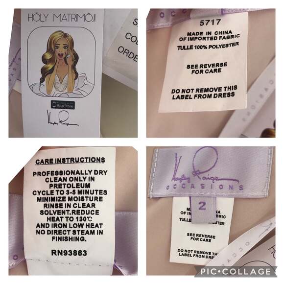 NWT Hayley Paige Occasions style 5717 low back sleeveless blush color size 2 - Picture 11 of 12